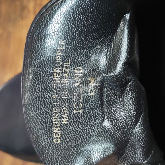 Talbot's "Iceland" Black Leather Boots - Picture 8 of 12